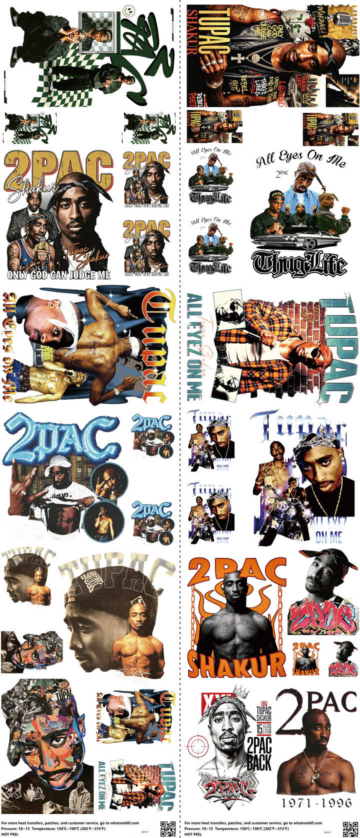 Music-Inspired Art mixed-style heat transfer design set on a 23.5 by 53 inch sheet