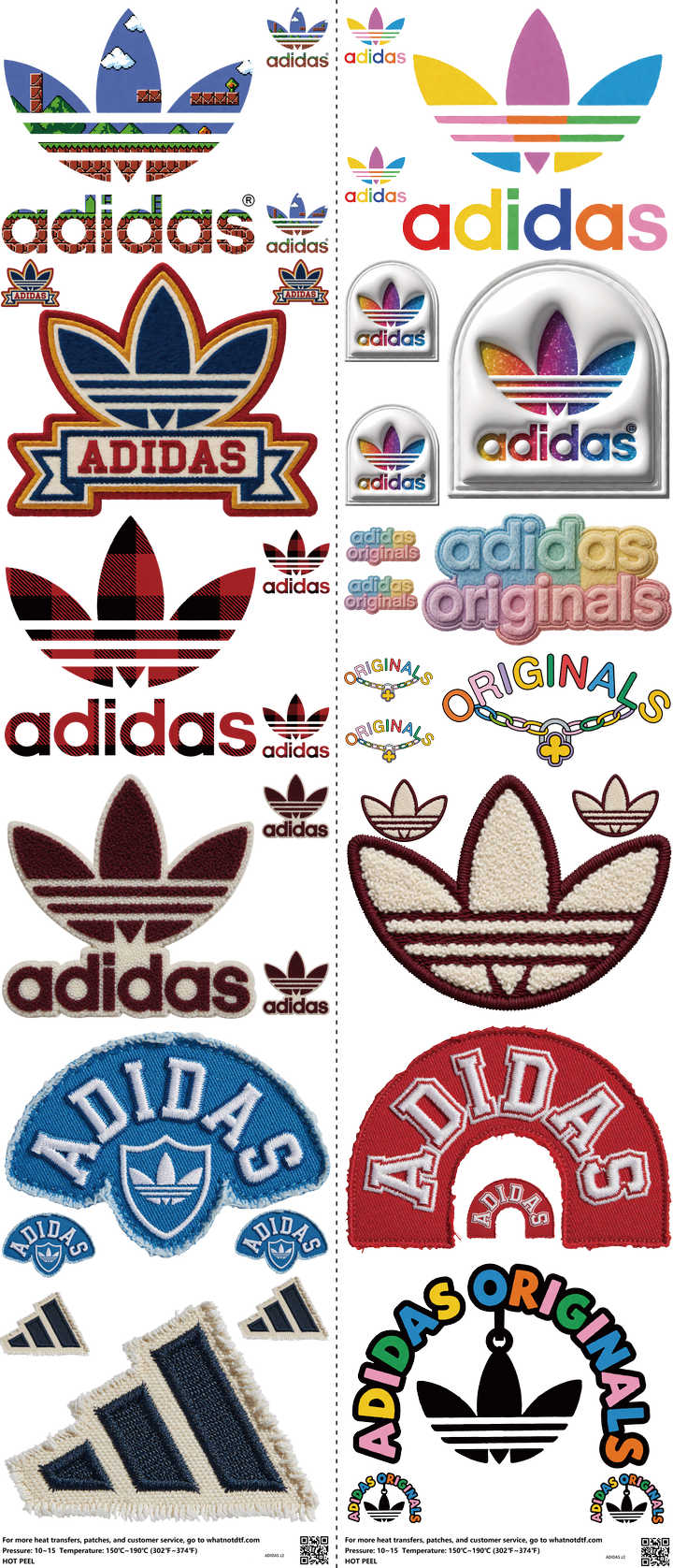 Athletic Style mixed-style heat transfer design set on a 23.5 by 53 inch sheet