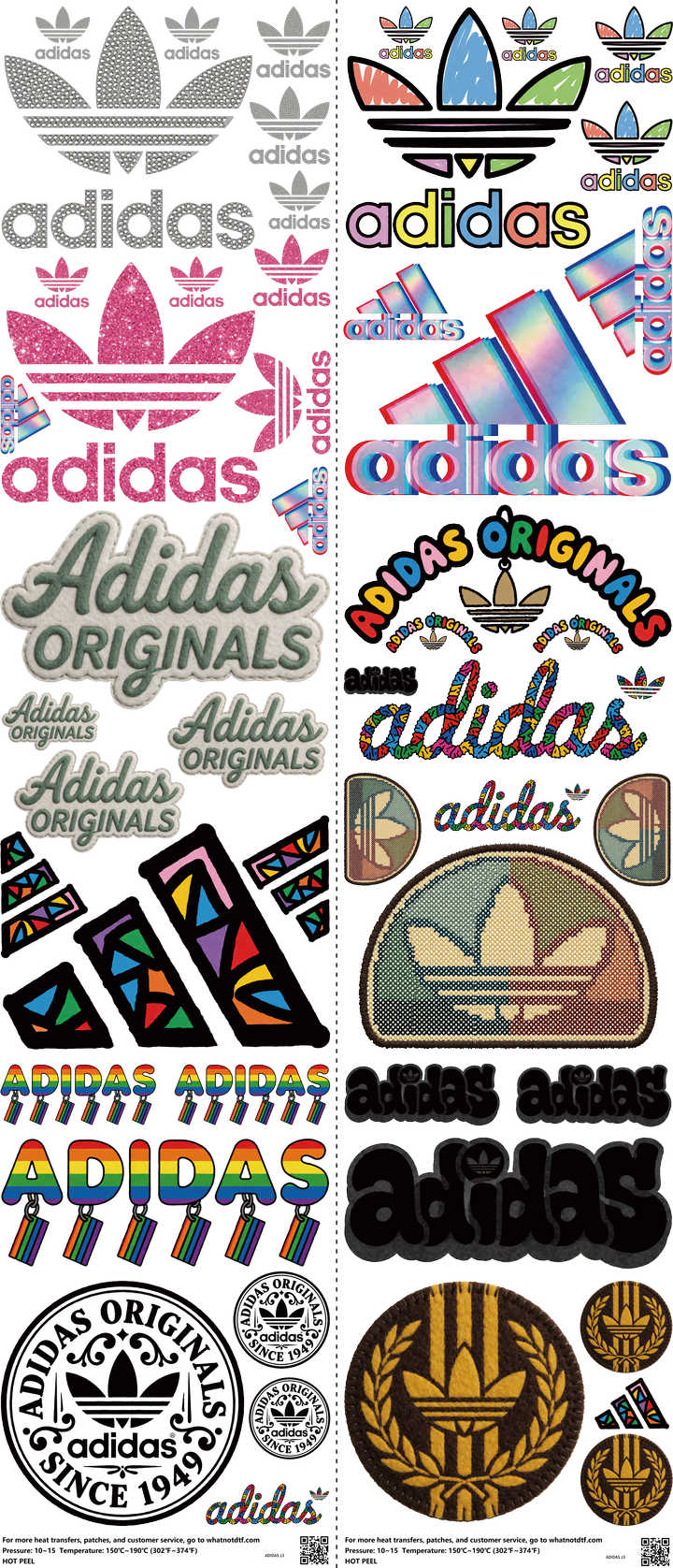 Athletic Style mixed-style heat transfer design set on a 23.5 by 53 inch sheet