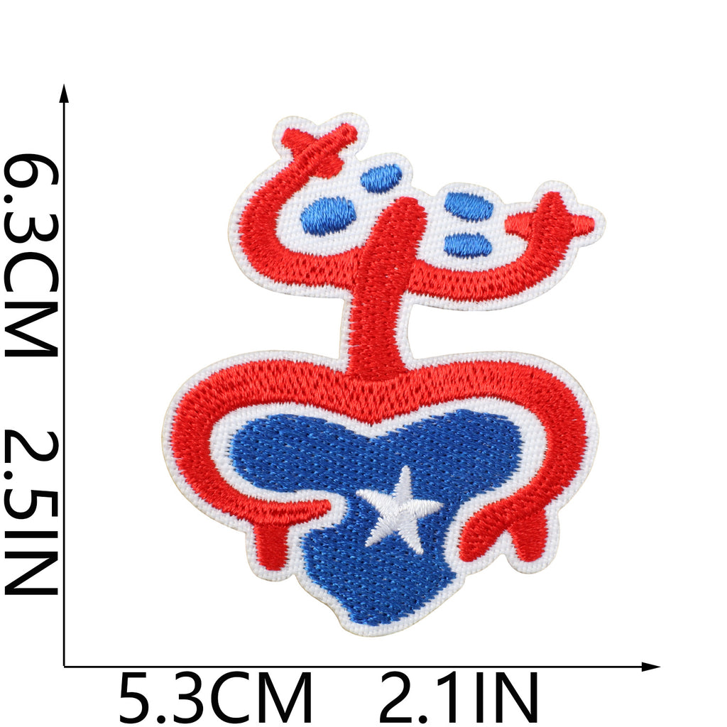 C25QG Embroidery Patch Gang Sheet