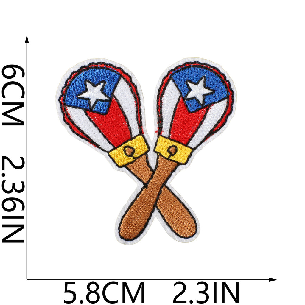 C25QG Embroidery Patch Gang Sheet