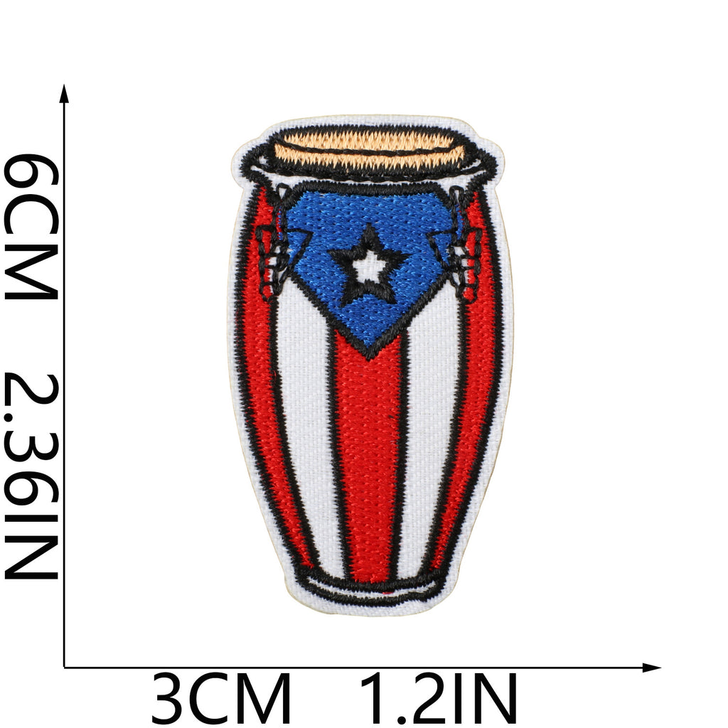 C25QG Embroidery Patch Gang Sheet