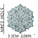 C26XH Embroidery Patch Gang Sheet