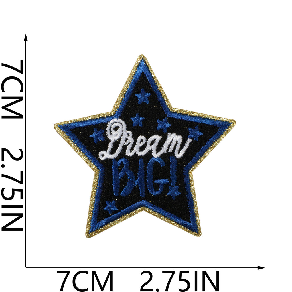C27BY Embroidery Patch Gang Sheet