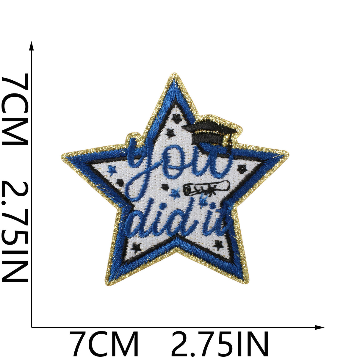 C27BY Embroidery Patch Gang Sheet