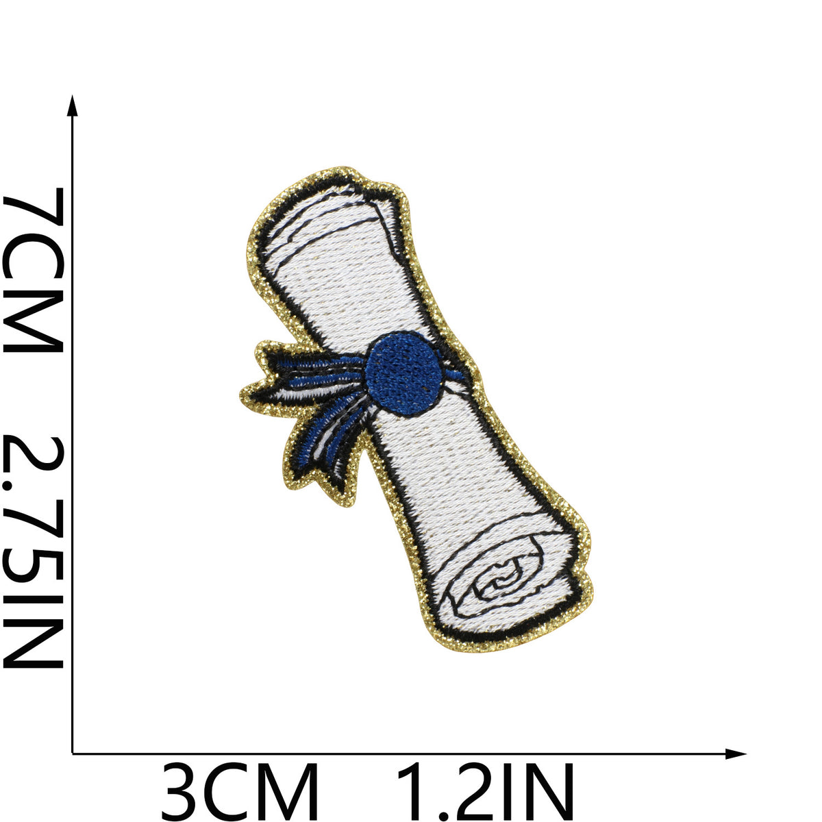 C27BY Embroidery Patch Gang Sheet