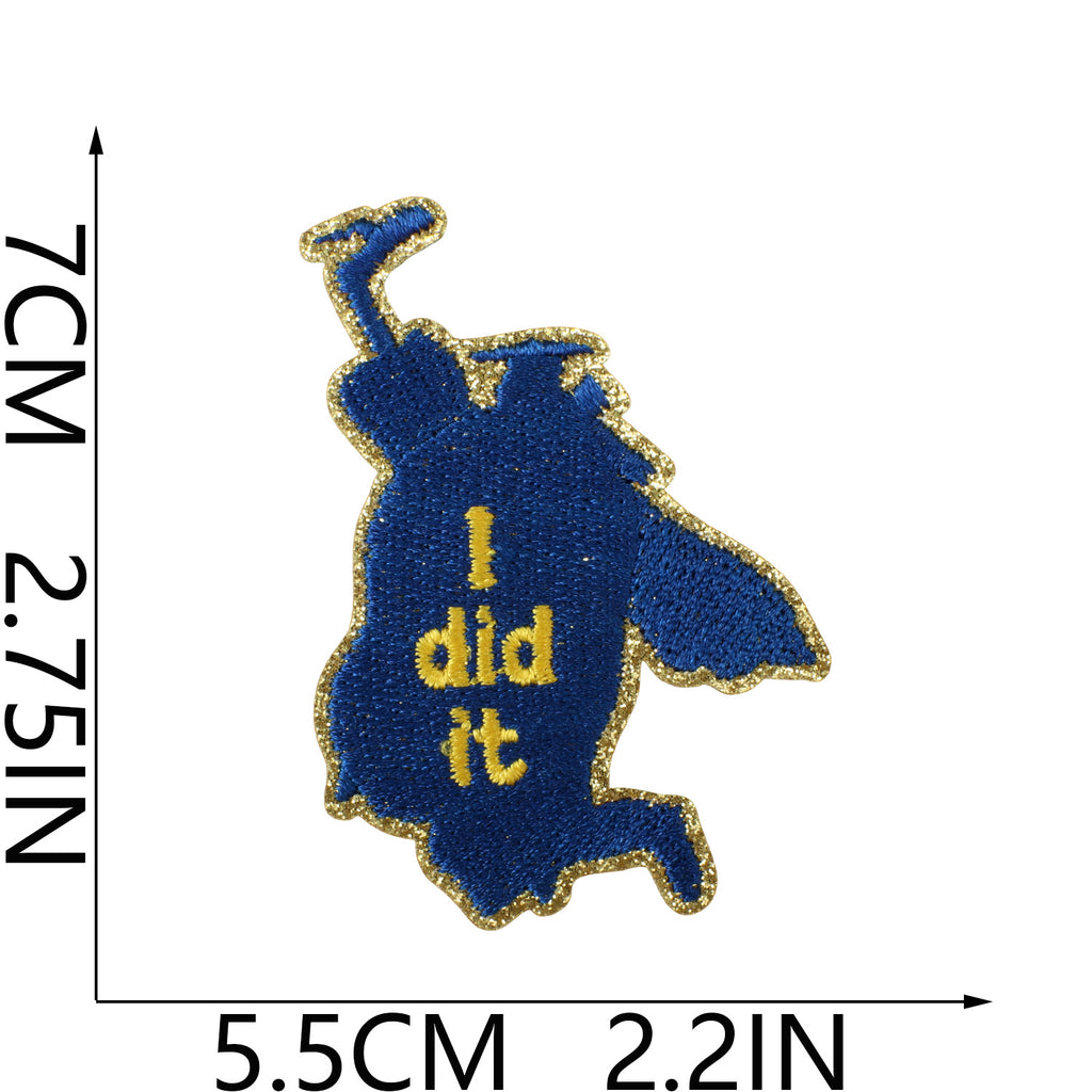 C27BY Embroidery Patch Gang Sheet