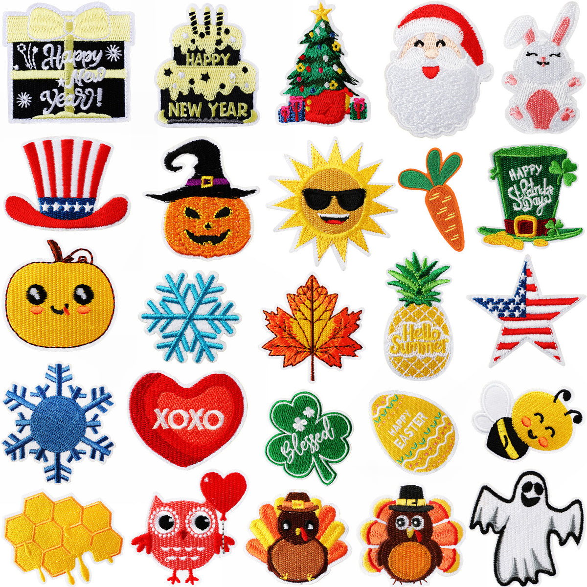 C27MF Embroidery Patch Gang Sheet