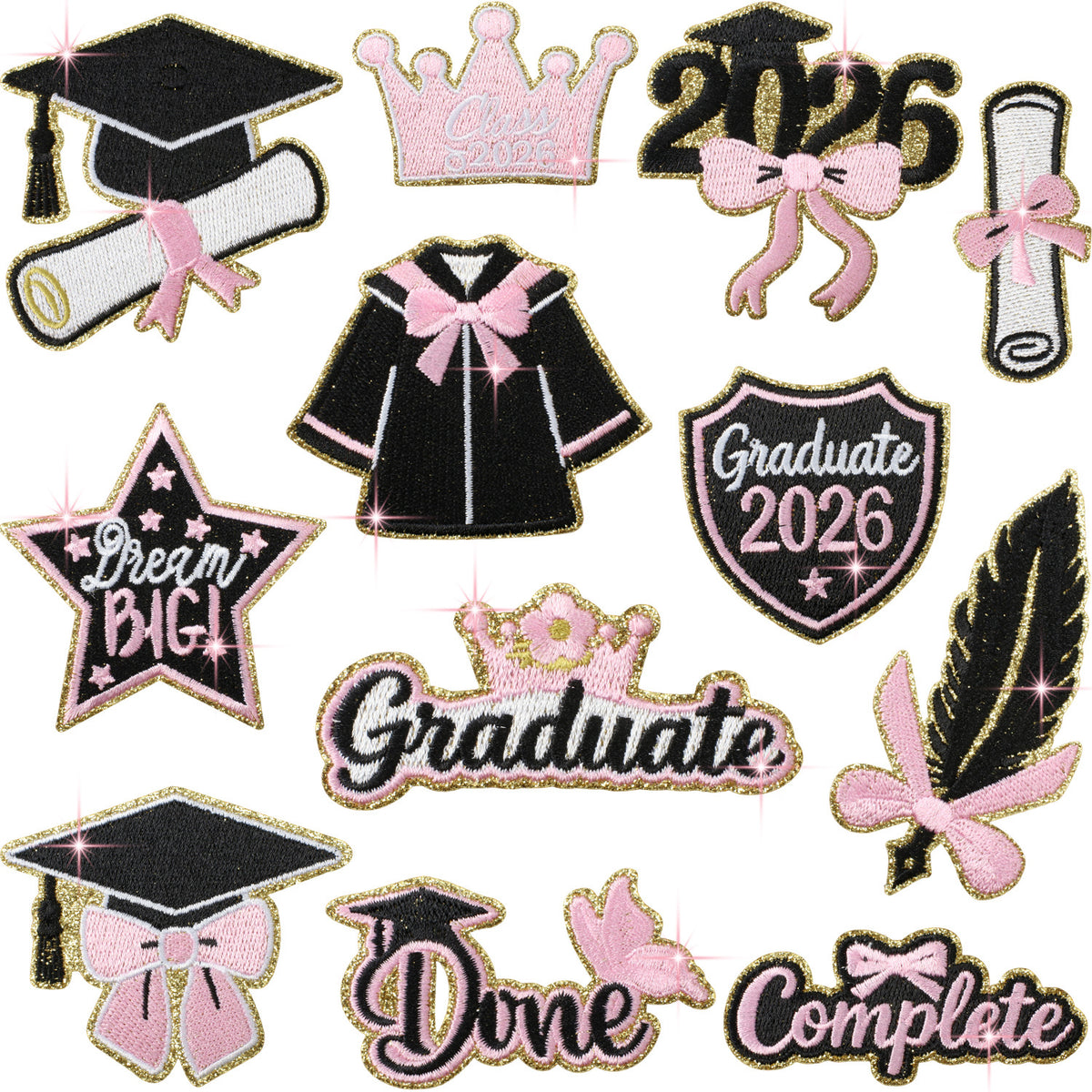 C29YM Embroidery Patch Gang Sheet