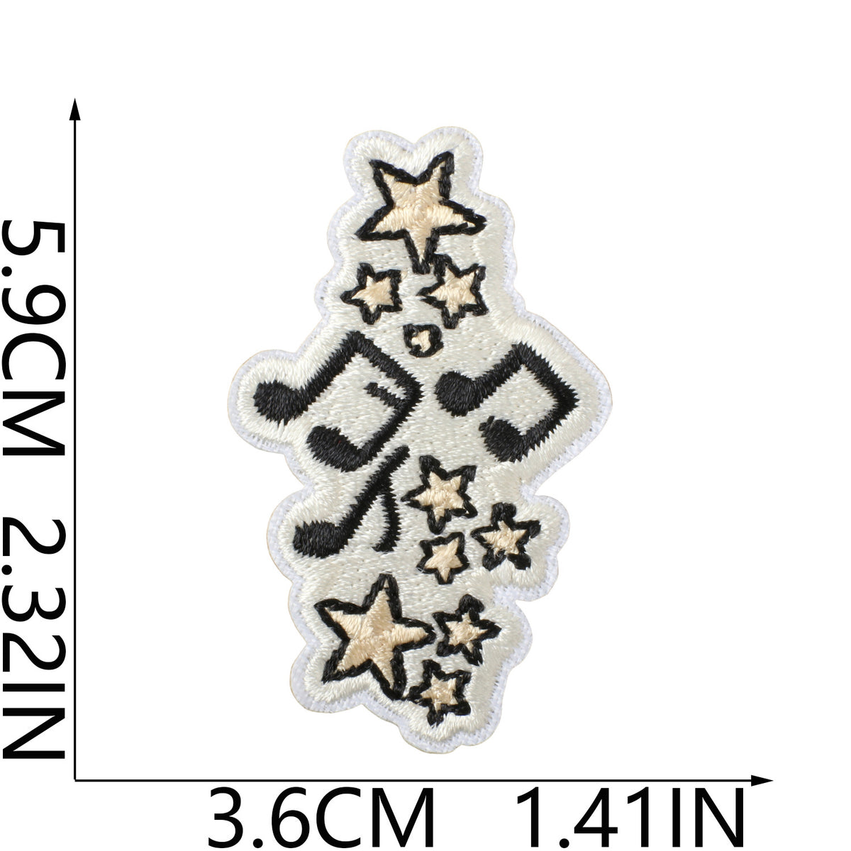 C33YF Embroidery Patch Gang Sheet