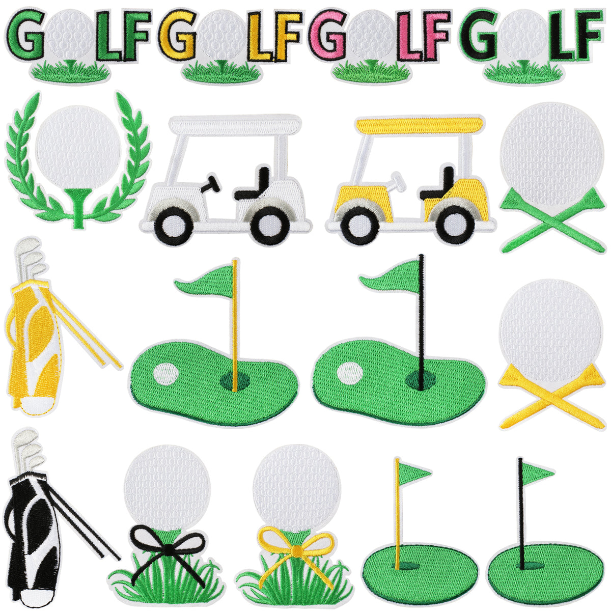 C34GEF Embroidery Patch Gang Sheet