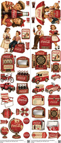 Food & Drink Style mixed-style heat transfer design set on a 23.5 by 53 inch sheet