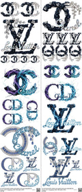 Streetwear Style mixed-style heat transfer design set on a 23.5 by 53 inch sheet
