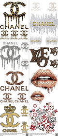 Streetwear Style mixed-style heat transfer design set on a 23.5 by 53 inch sheet