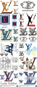 Streetwear Style mixed-style heat transfer design set on a 23.5 by 53 inch sheet