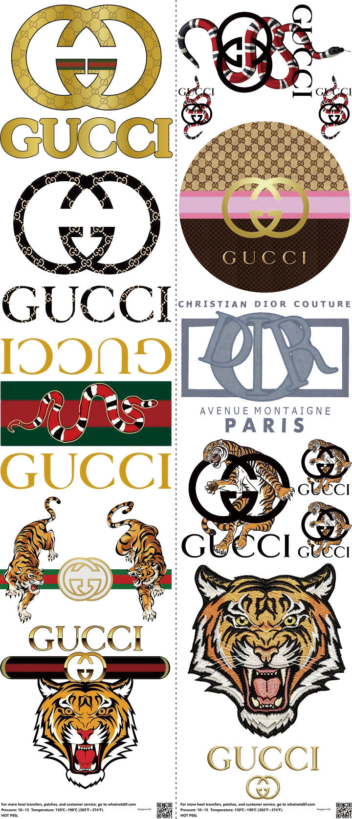 Streetwear Style mixed-style heat transfer design set on a 23.5 by 53 inch sheet