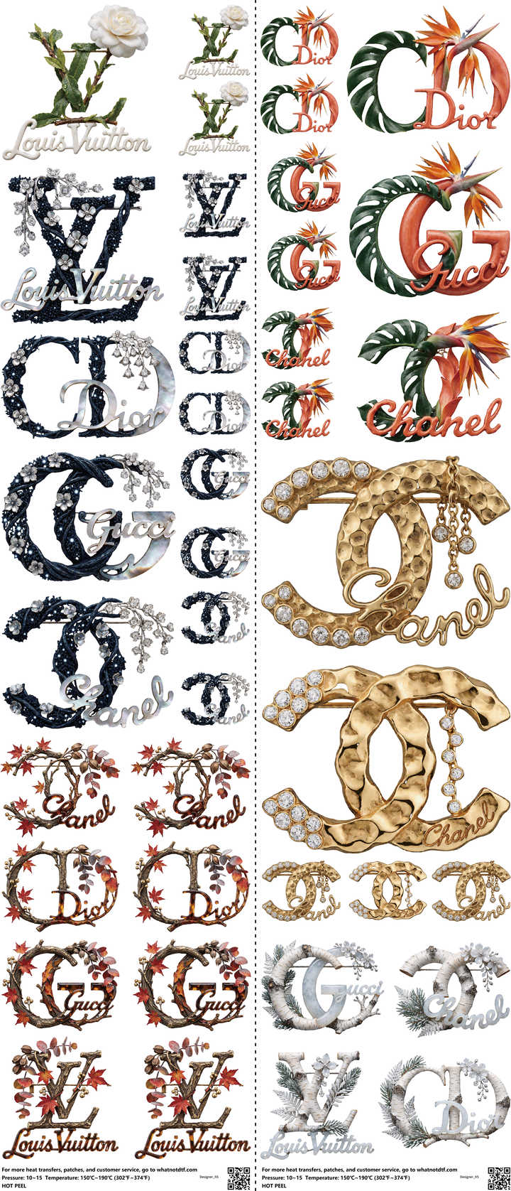 Streetwear Style mixed-style heat transfer design set on a 23.5 by 53 inch sheet