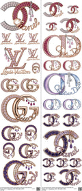 Streetwear Style mixed-style heat transfer design set on a 23.5 by 53 inch sheet