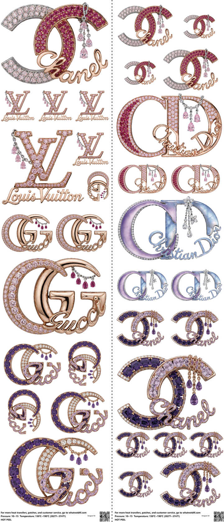 Streetwear Style mixed-style heat transfer design set on a 23.5 by 53 inch sheet