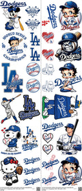 Baseball mixed-style heat transfer design set on a 23.5 by 53 inch sheet