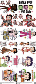 Classic Cartoon Style mixed-style heat transfer design set on a 23.5 by 53 inch sheet