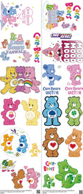 Kids Cartoon Style mixed-style heat transfer design set on a 23.5 by 53 inch sheet