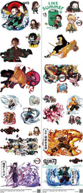 Anime-Inspired Art mixed-style heat transfer design set on a 23.5 by 53 inch sheet