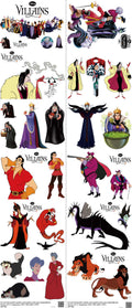 Family Animation Style mixed-style heat transfer design set on a 23.5 by 53 inch sheet
