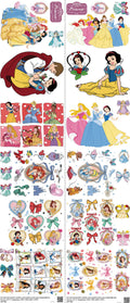 Family Animation Style mixed-style heat transfer design set on a 23.5 by 53 inch sheet