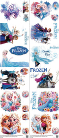 Family Animation Style mixed-style heat transfer design set on a 23.5 by 53 inch sheet