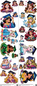 Family Animation Style mixed-style heat transfer design set on a 23.5 by 53 inch sheet
