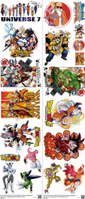 Anime-Inspired Art mixed-style heat transfer design set on a 23.5 by 53 inch sheet
