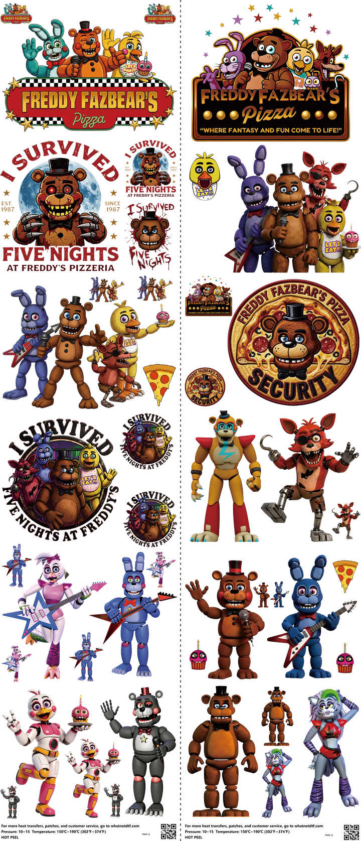 Gaming-Inspired Art mixed-style heat transfer design set on a 23.5 by 53 inch sheet