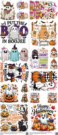 Screen-Inspired Art mixed-style heat transfer design set on a 23.5 by 53 inch sheet