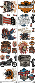 Hero-Inspired Art mixed-style heat transfer design set on a 23.5 by 53 inch sheet