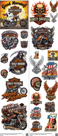 Hero-Inspired Art mixed-style heat transfer design set on a 23.5 by 53 inch sheet