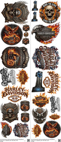 Hero-Inspired Art mixed-style heat transfer design set on a 23.5 by 53 inch sheet