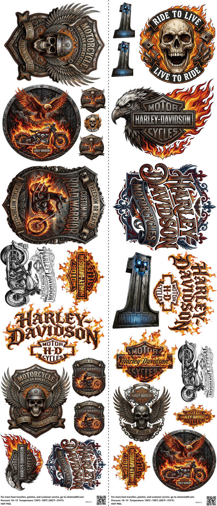 Hero-Inspired Art mixed-style heat transfer design set on a 23.5 by 53 inch sheet