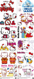 Cute Character Style mixed-style heat transfer design set on a 23.5 by 53 inch sheet