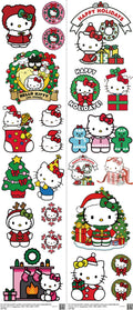 Cute Character Style mixed-style heat transfer design set on a 23.5 by 53 inch sheet