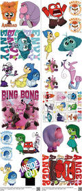 Family Animation Style mixed-style heat transfer design set on a 23.5 by 53 inch sheet