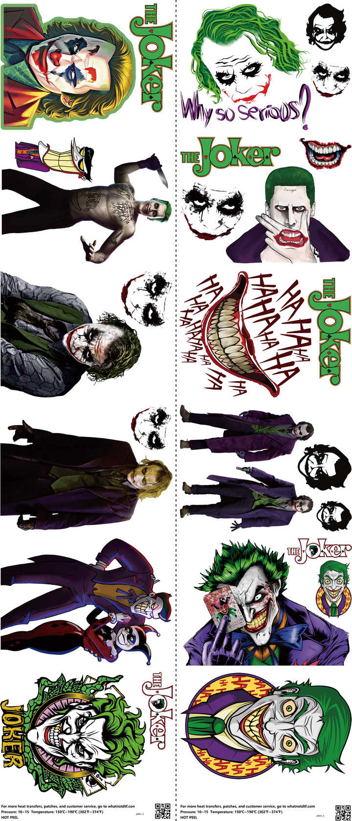 Hero-Inspired Art mixed-style heat transfer design set on a 23.5 by 53 inch sheet