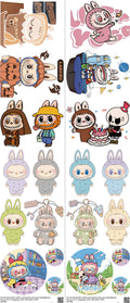 Designer Toy Style mixed-style heat transfer design set on a 23.5 by 53 inch sheet
