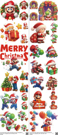 Anime-Inspired Art mixed-style heat transfer design set on a 23.5 by 53 inch sheet