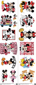 Family Animation Style mixed-style heat transfer design set on a 23.5 by 53 inch sheet