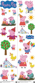 Kids Cartoon Style mixed-style heat transfer design set on a 23.5 by 53 inch sheet
