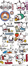 Cute Character Style mixed-style heat transfer design set on a 23.5 by 53 inch sheet
