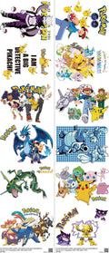Anime-Inspired Art mixed-style heat transfer design set on a 23.5 by 53 inch sheet