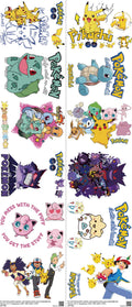 Anime-Inspired Art mixed-style heat transfer design set on a 23.5 by 53 inch sheet