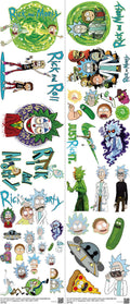 Animated Art mixed-style heat transfer design set on a 23.5 by 53 inch sheet